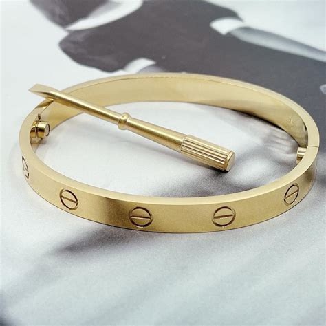 cartier diamond bracelet dupe|how to tell if a cartier bracelet is real.